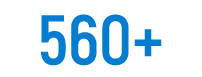 560+